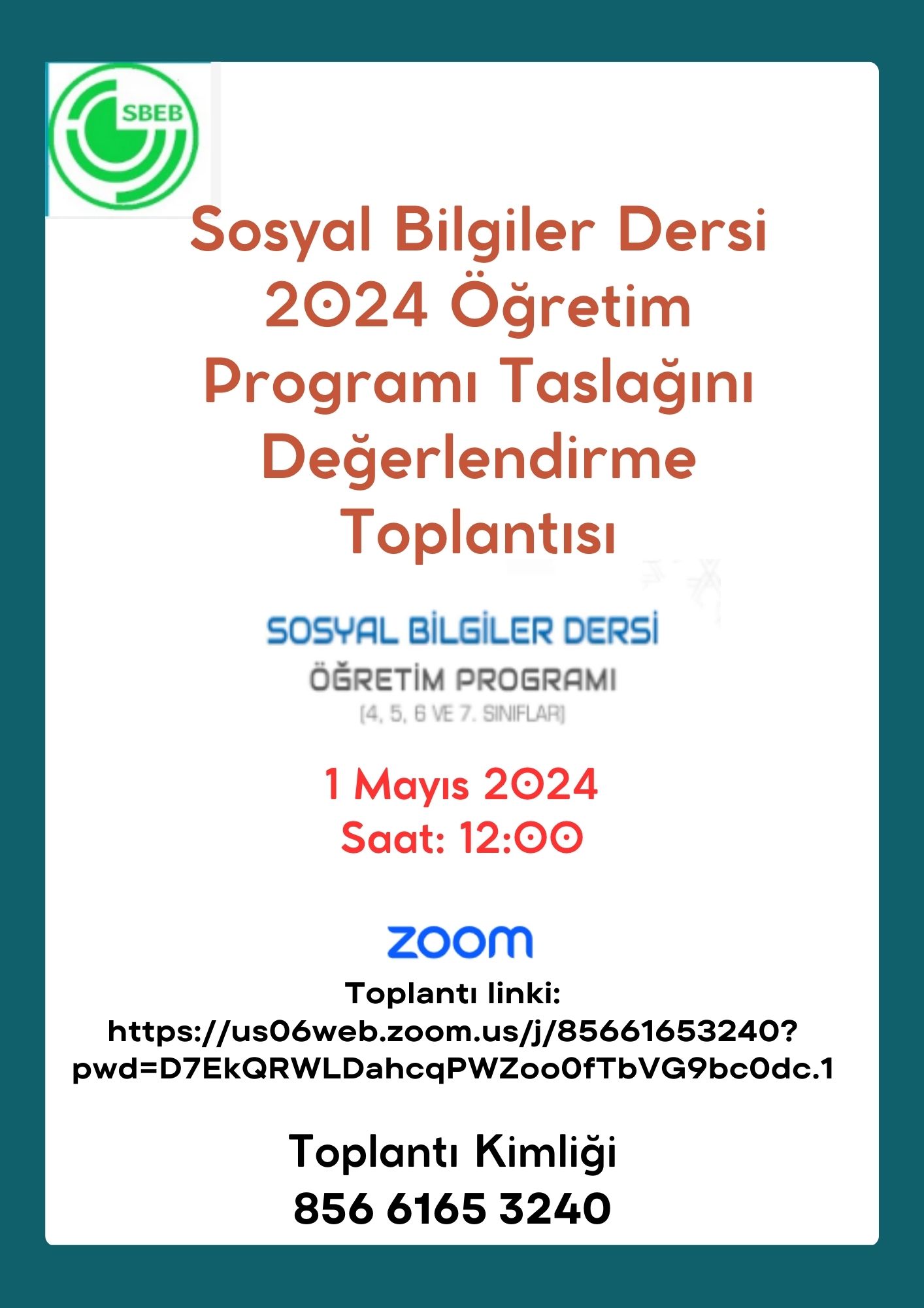 Sosyal Bilgiler Öğretim Programı değerlendirme toplantısı